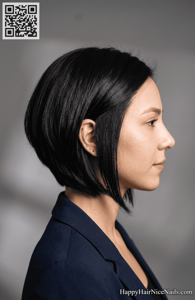 Graduated Bob Hairstyles for Thick Hair With Stacked Back