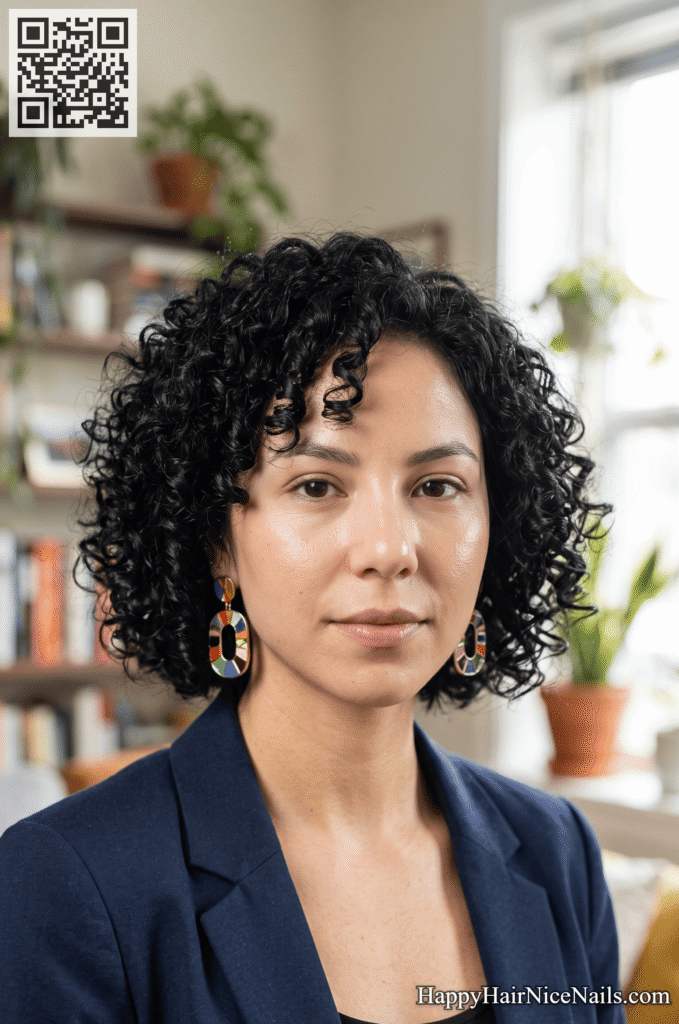 Curly Bob With Defined Ringlets
