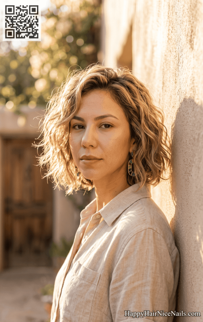 Wavy Beach Bob With Salt-Textured Ends