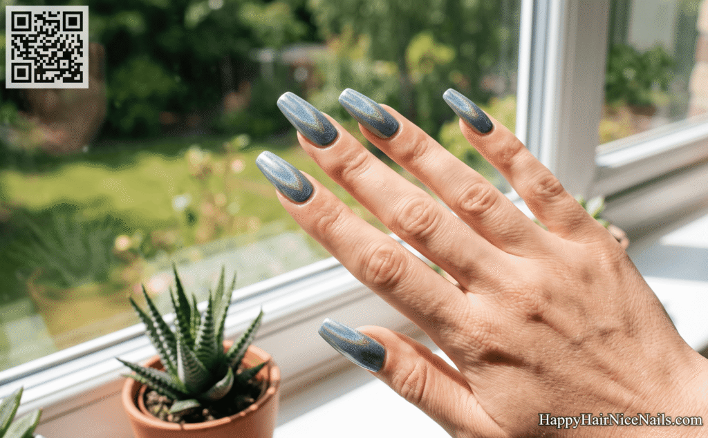 Tropical Nail: Tropical Storm Holographic