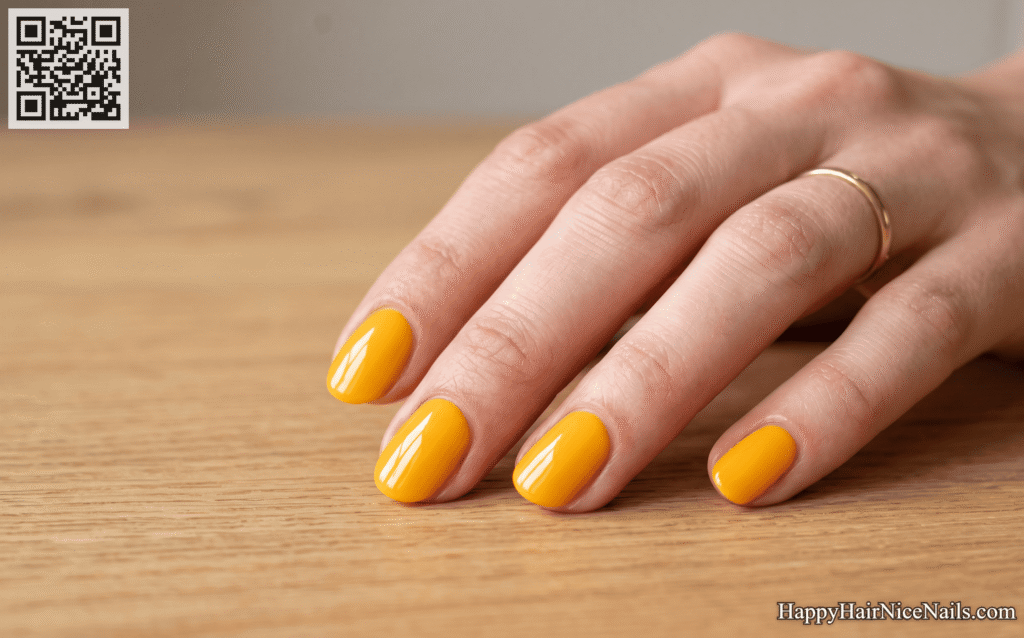 Mango Yellow Nails