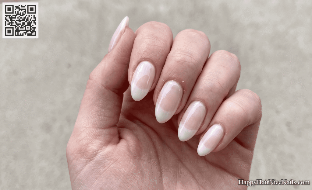 Coconut Cream Vacation Nails