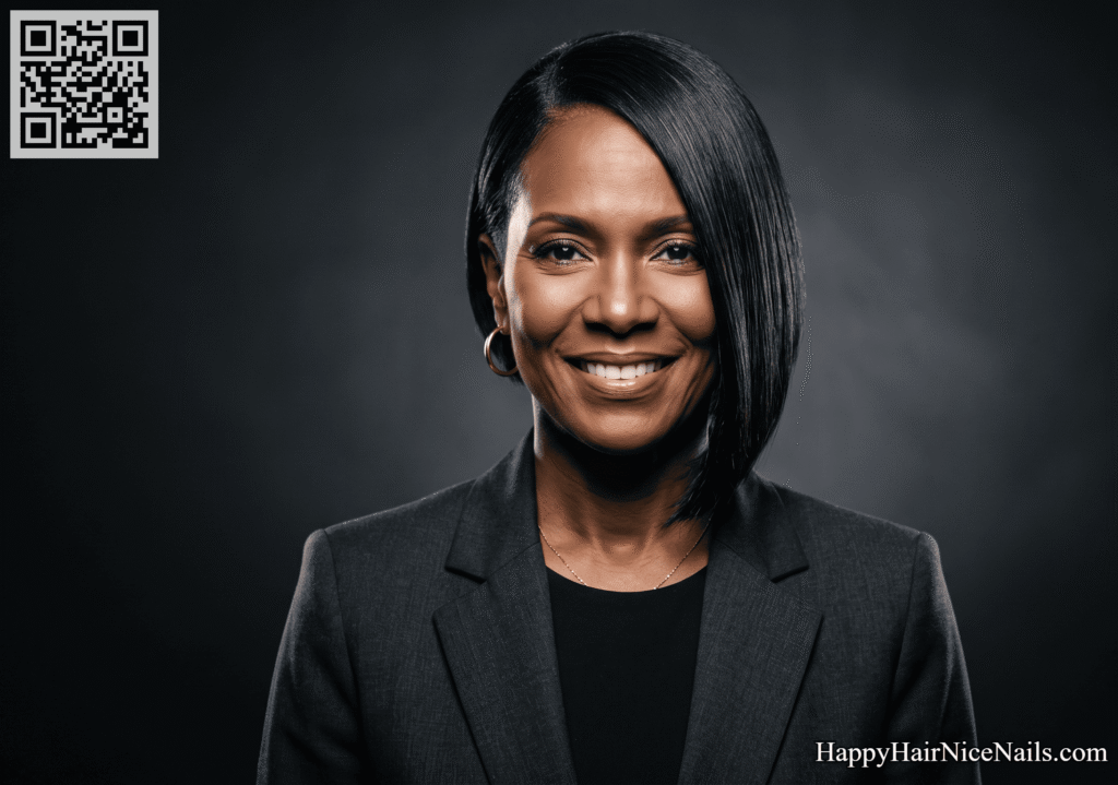 Round, heart Bob Hairstyles for Women Over 50