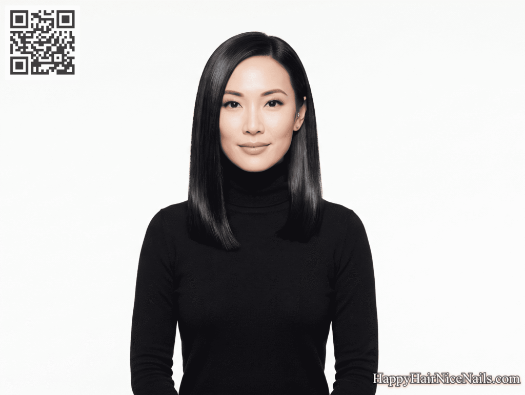 Sleek Straight Long Bob Hairstyles