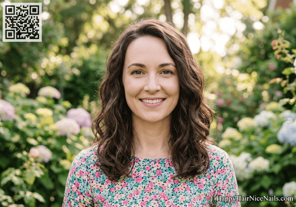 U-Shaped Wavy Lob Hairstyles for Oval Faces